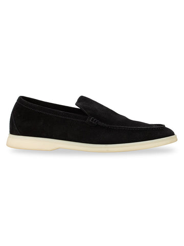 Loro Piana Summer Walk Black loafers