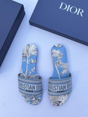 Dior Dway Slide celestial blue|Women