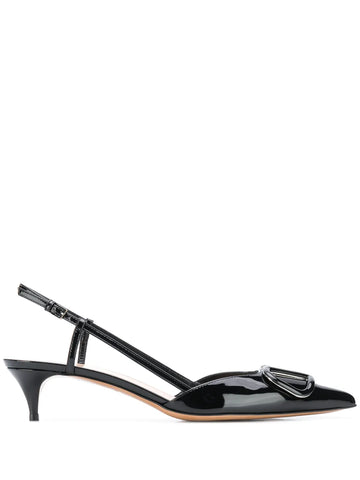 Valentino Garavani 40mm VLogo Signature slingback pumps