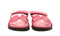 HERMES Suede Goatskin Womens Chypre Sandals Rose Aphrodite