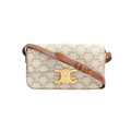 Celine | Triomphe Coated Canvas Claude shoulder bag
