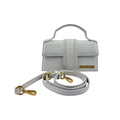 Jacquemus Bag | Le Bambino leather bag in a metallic finish