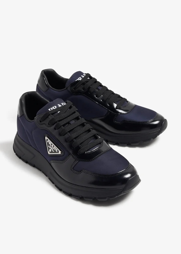 Prada Re-Nylon sneakers blue and black