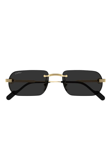 Cartier Eyewear round-frame rimless sunglasses