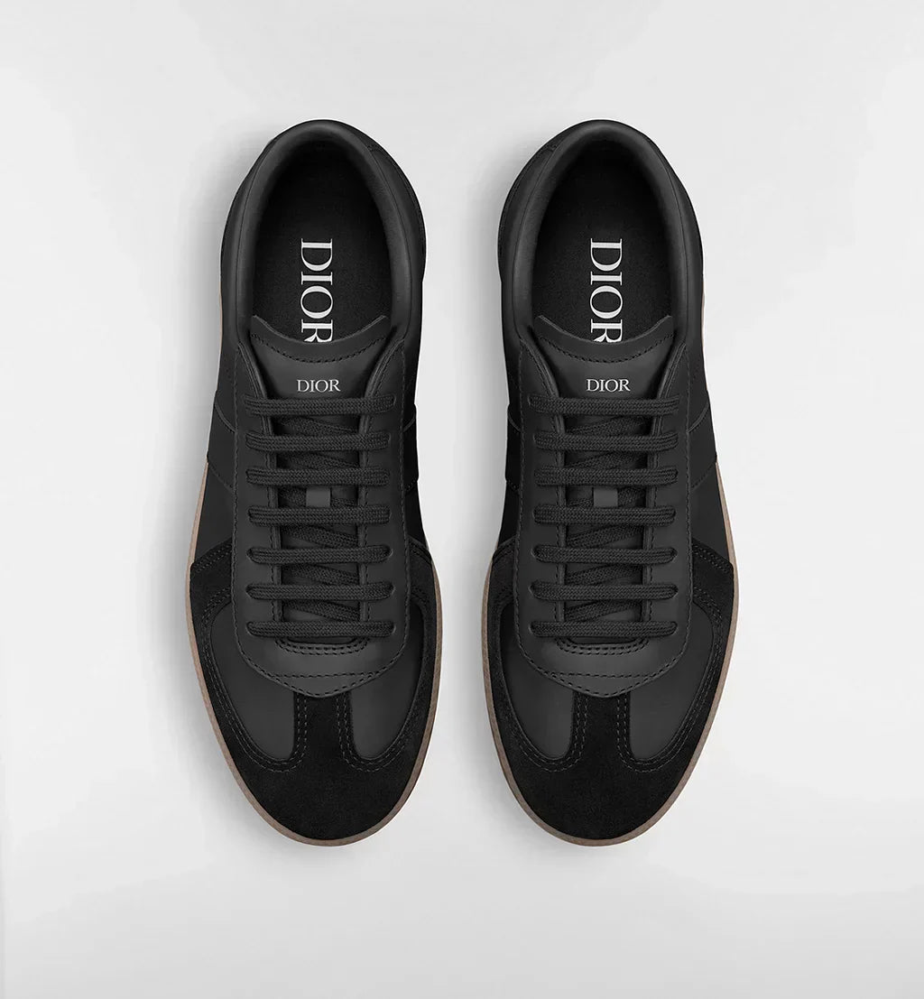 B01 Matchpoint Sneaker Black Smooth Calfskin and Black Suede