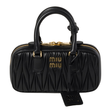 Miu Miu Bag | Arcadie matelassé nappa leather-bag "Black"