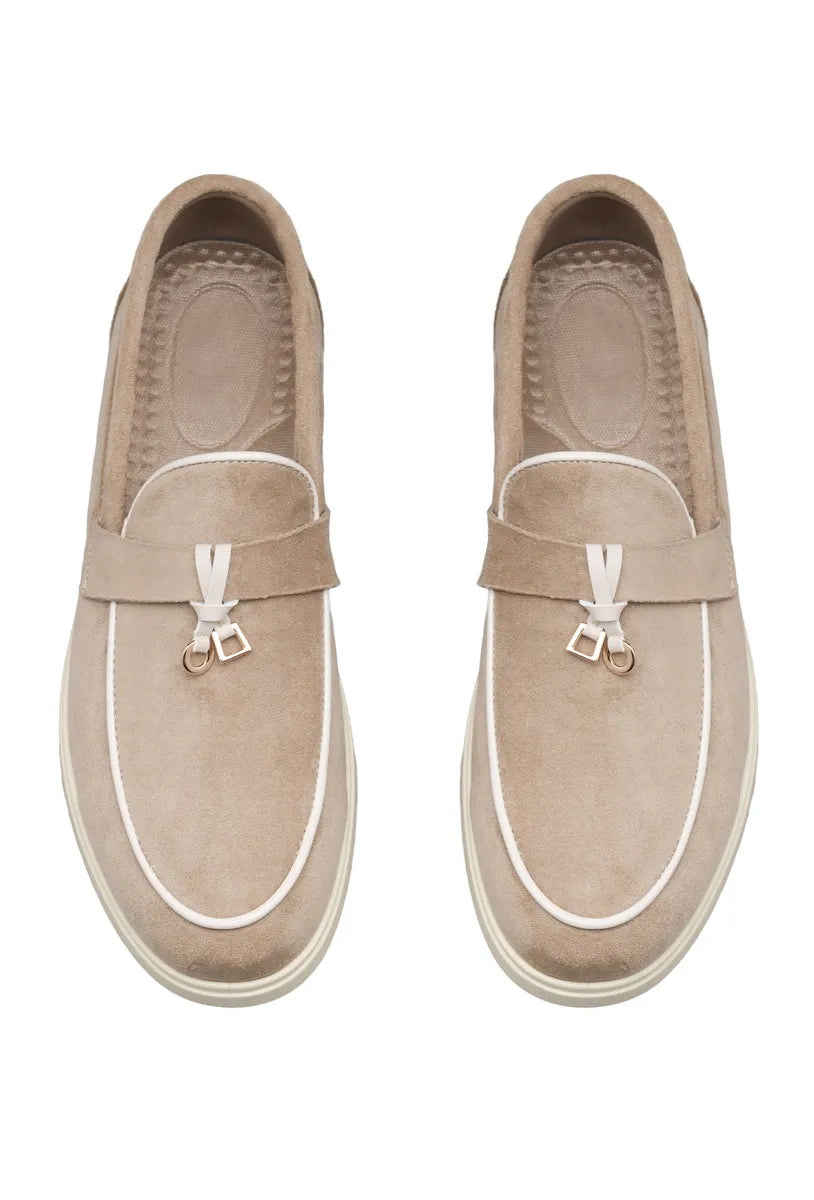 beige Loro Piana Summer Charms Walk