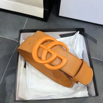 Gucci belt features a Brown embossed