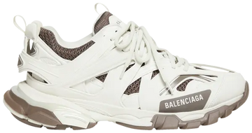 Balenciaga Unisex White Brown Sneakers