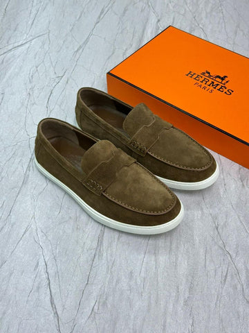 Hermès Job loafers Green