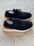 Brunello Cucinelli Men’s Black Knit Sneakers – Stretch Knit with Chunky Sole