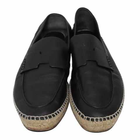Hermès Trip Espadrilles Loafers Black