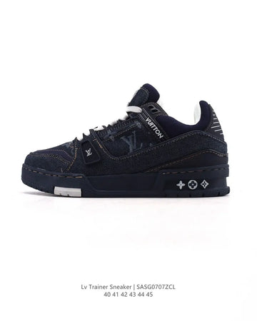 LV Trainer sneakers Monogram denim