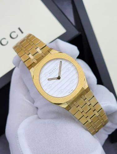 Women's Gucci "25H" Watch (Model YA163502)| Women's