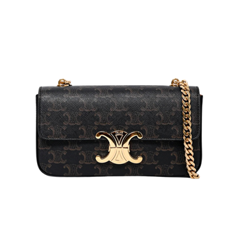 Celine Bag | Cuir Triomphe Chain Shoulder Tan Brown