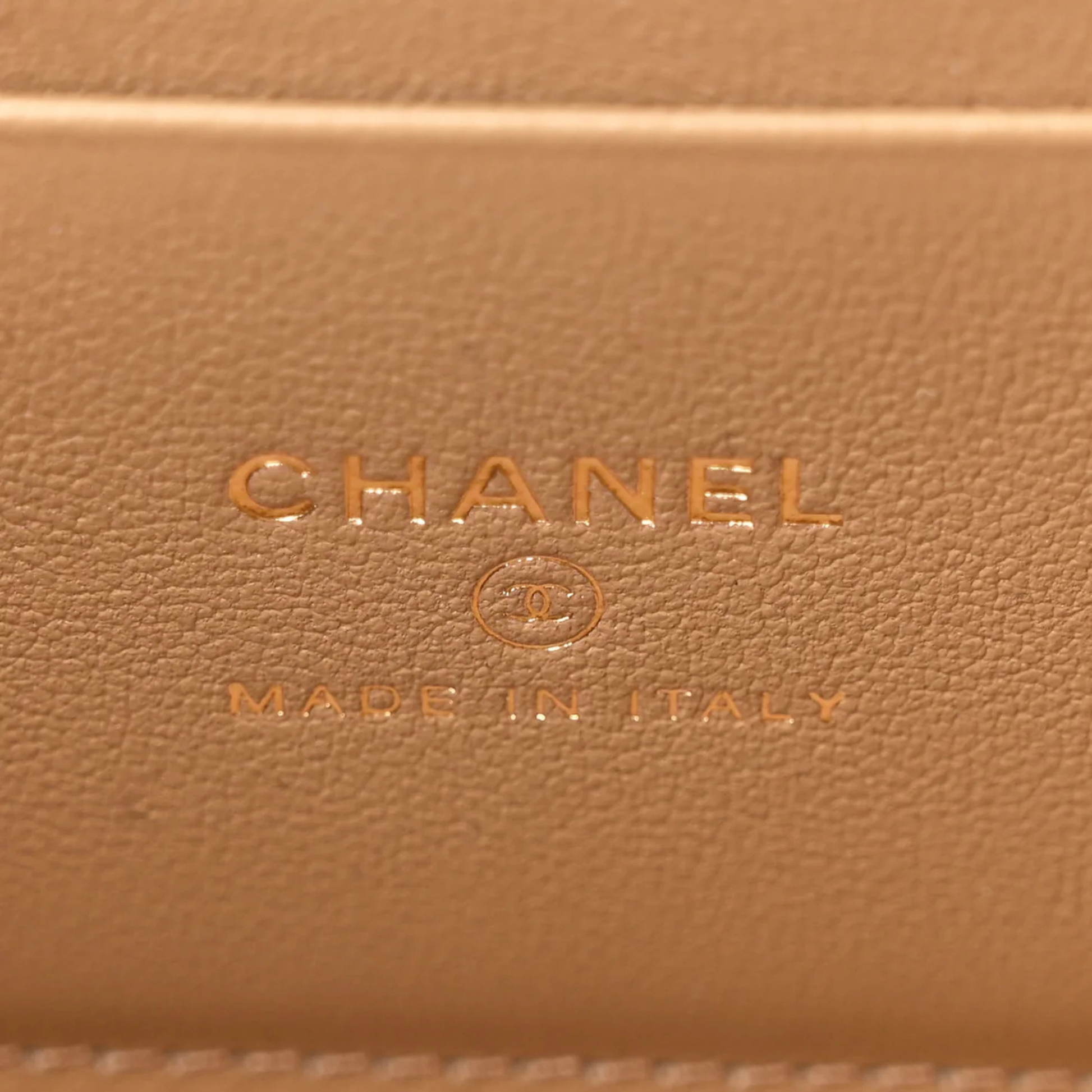 Chanel Bag | Small Vanity Case Chain Beige