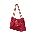 Chanel Bag | 25 Small Hobo Bag Suede Red