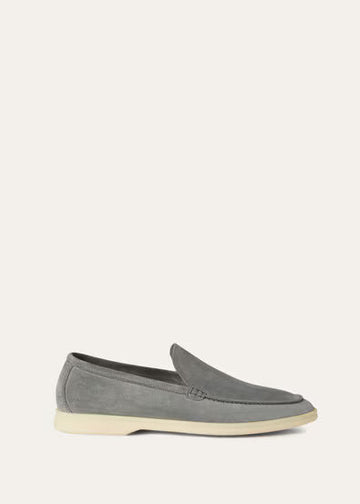 Loro Piana Summer Walk loafers Gull Gray