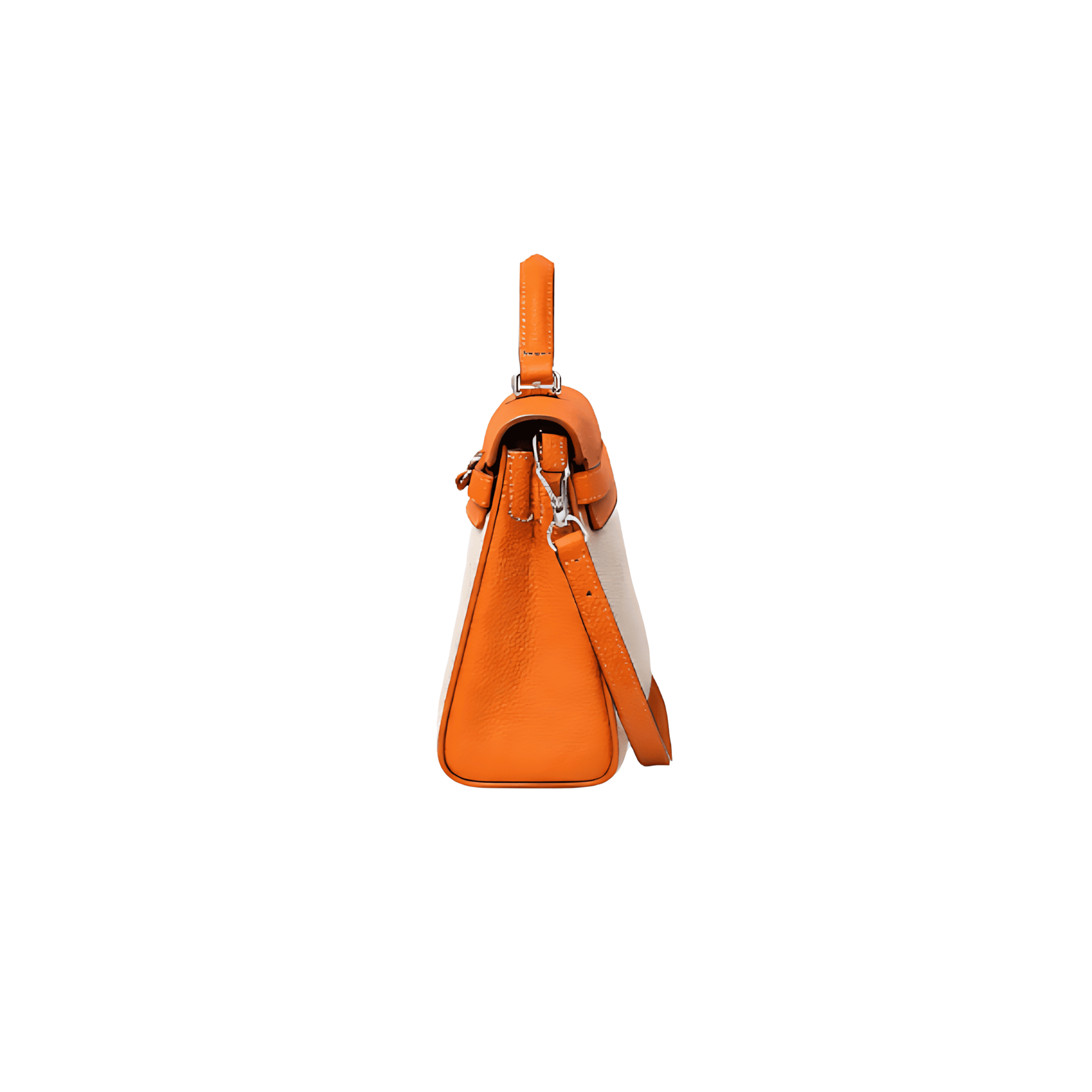 Hermès Bag | Kelly II Sellier 28 Toile H Étoupe Orange