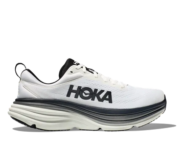 Hoka One One Bondi 8 White black