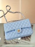Chanel Bag | Classic Double Flap 20S Blue