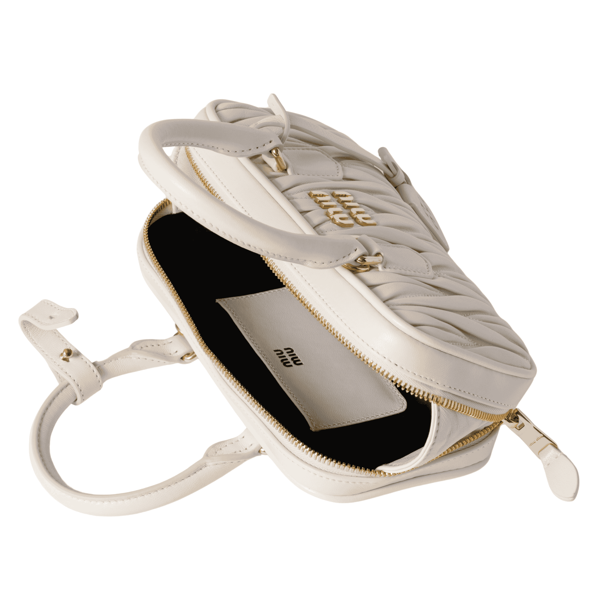 Miu Miu Bag | Arcadie matelassé nappa leather mini-bag "White"