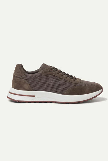 Loro Piana Week End Walk Suede Brown