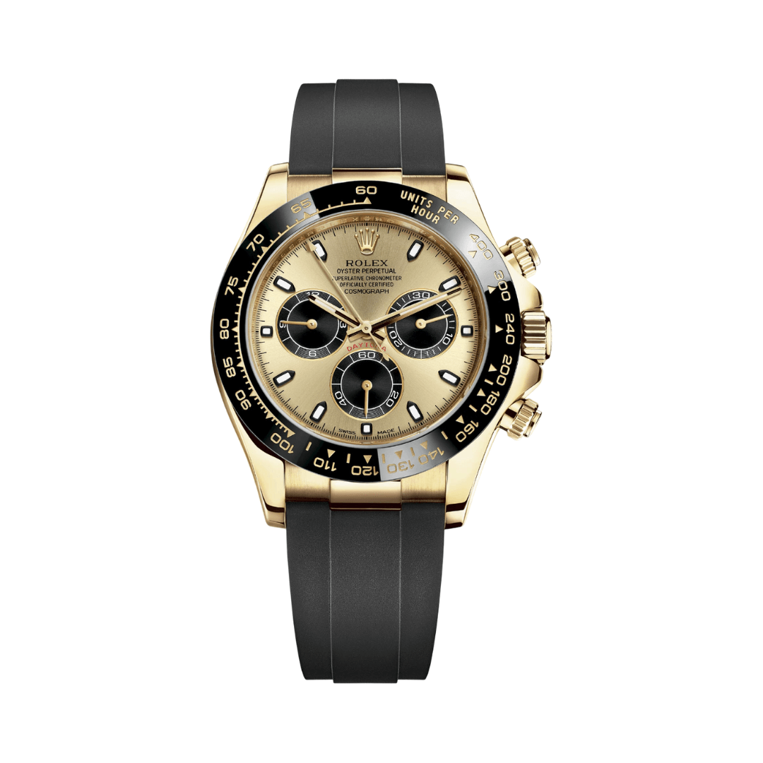 Rolex | Gold Champagne Black Dial