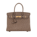 Hermès Bag | Ostrich Birkin Sellier Brown