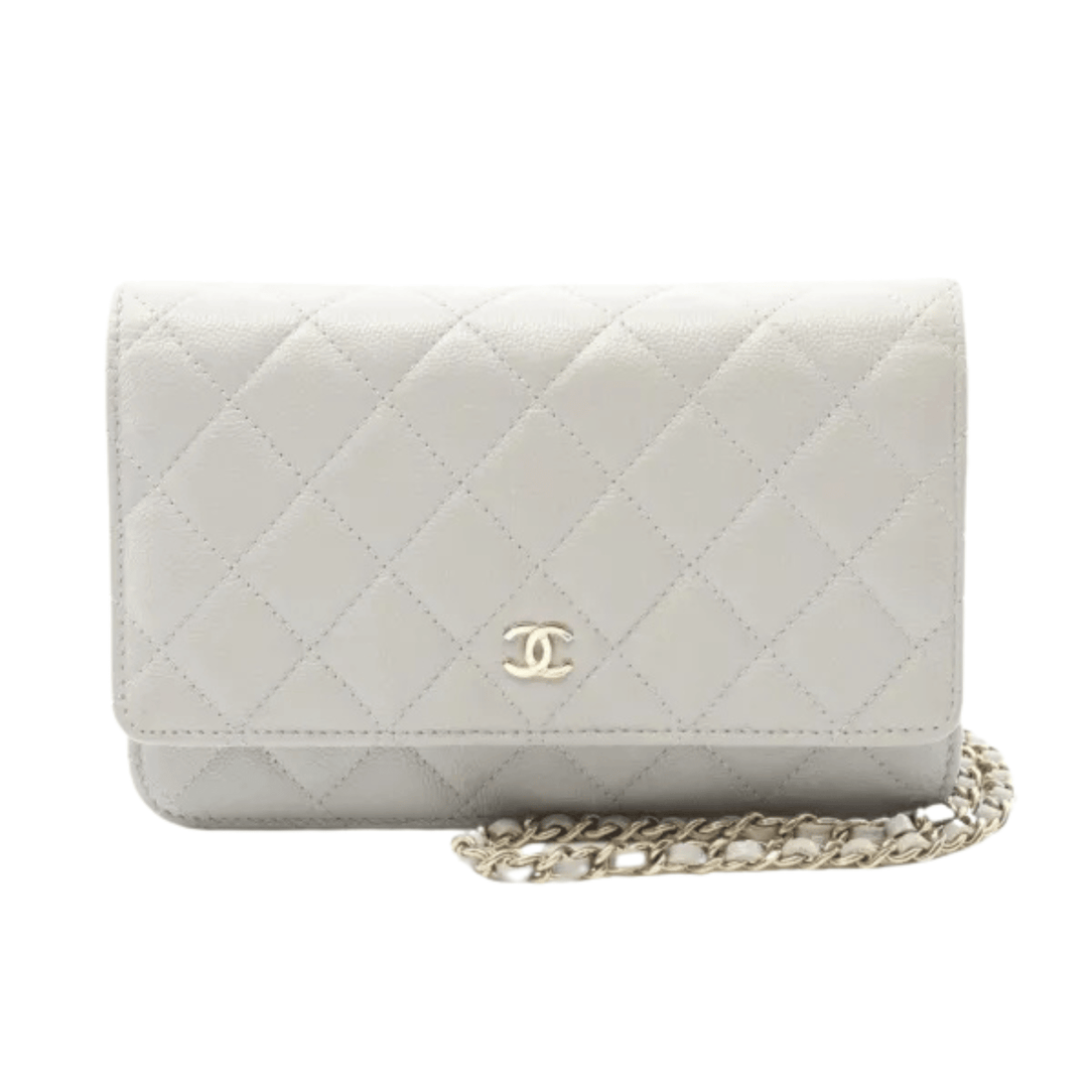 Chanel Bag | Wallet Grey Caviar Leather