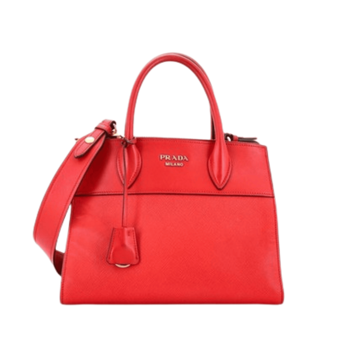 Prada Bag | Saffiano Leather Paradigme In Rosso Red