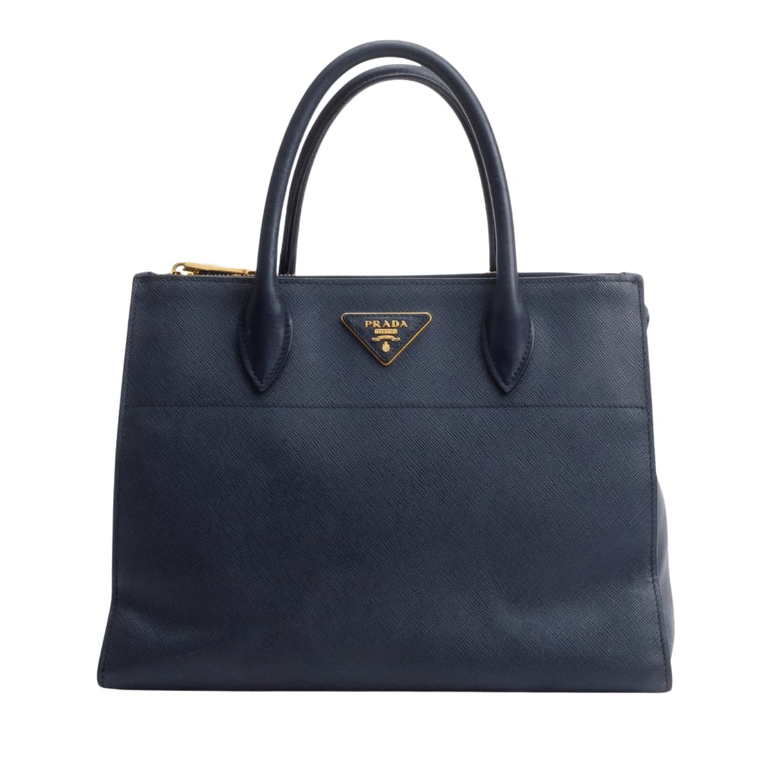 Prada Bag | Saffiano Leather Tote Bag In Navy Blue