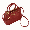 Prada Bag | Galleria Mini Lizard Skin Bag Red