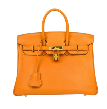 Hermès Bag | Birkin 25 Handbag In Mango Epsom