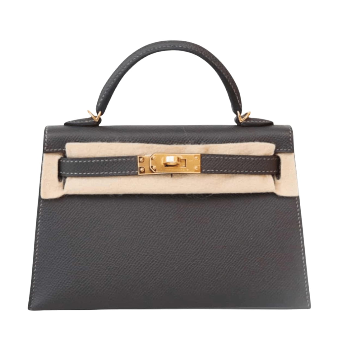 Hermès Bag | Mini Kelly Sellier Dark Grey Epsom Leather