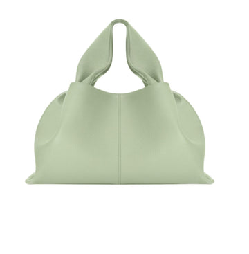 Polène Bag | Numéro Neuf Mini Edition Textured Bag In The Sea Foam Color