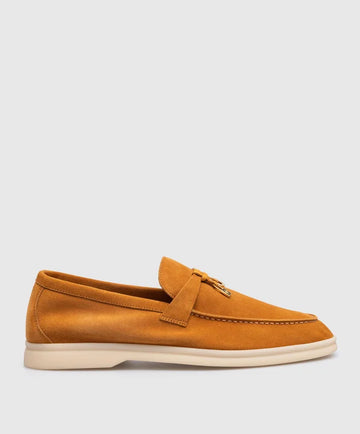 Gold Caramel Loro Piana Summer Charms Walk| Women's