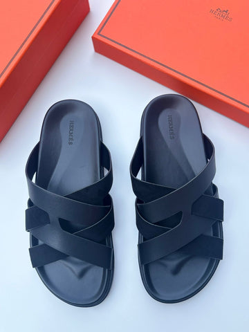 Hermès Kazimir sandals Blue