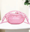 Chanel Bag | Mini Calypso Fan Curved Handle Pink