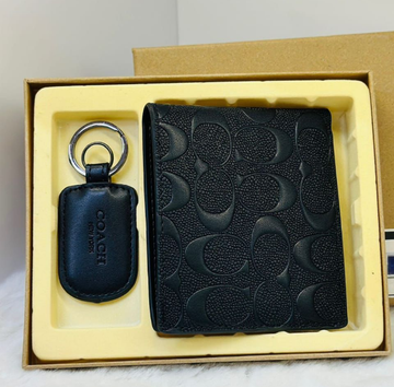 Coach men's wallet gift set