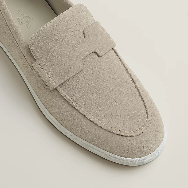 Hermès Job loafers beige esquisse