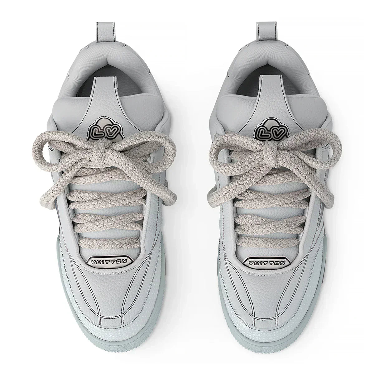 Louis Vuitton Skate Grey White
