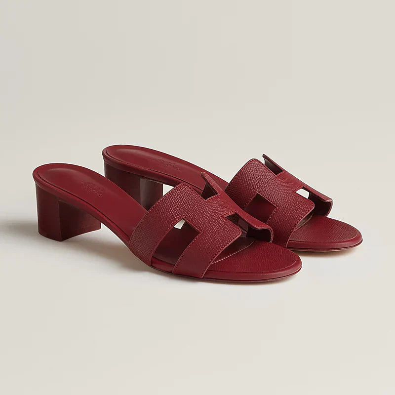 Hermès Oasis sandal Rouge