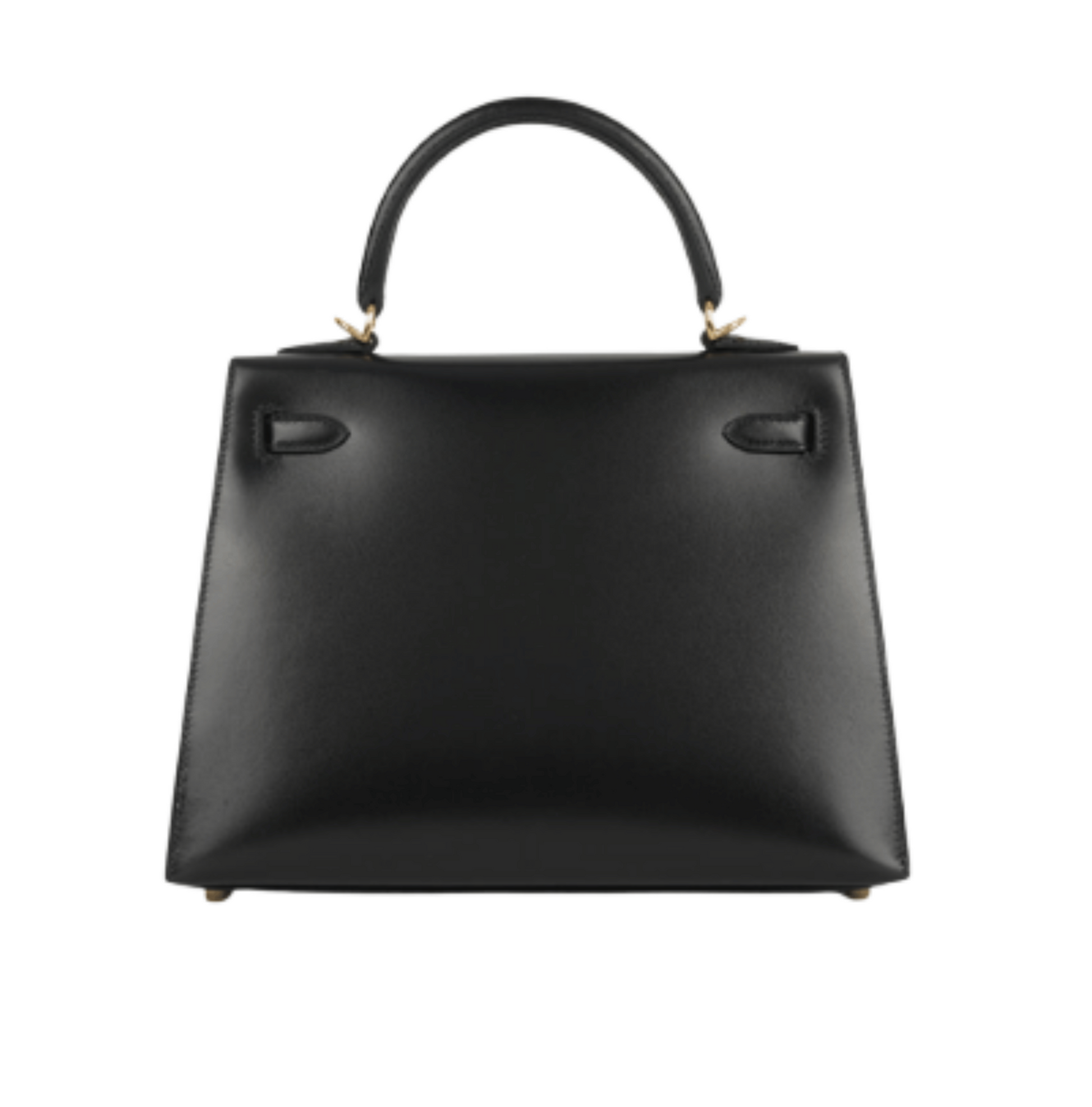 Hermès Bag | Kelly 28 Sellier Handbag In Black Box Calfskin Leather With Gold Hardware.