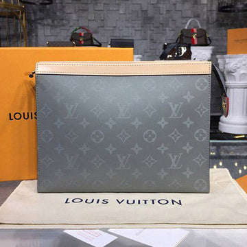 Louis Vuitton Monogram Titanium Pochette